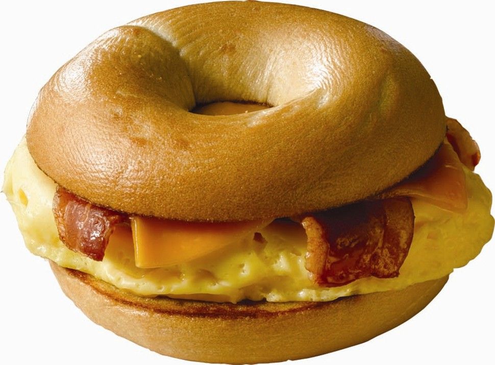 egg bacon cheese bagel