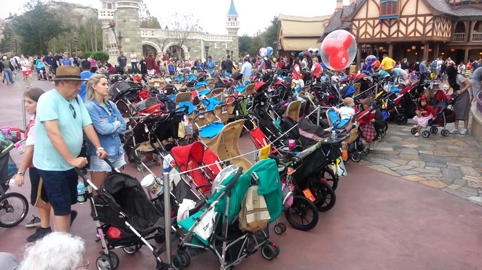 strollers banned at disney
