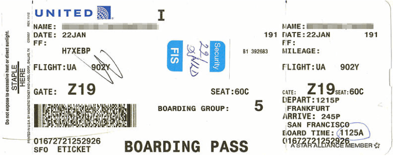 What Do All Those Letters amp Numbers On Your Boarding Pass Mean Your Mileage May Vary
