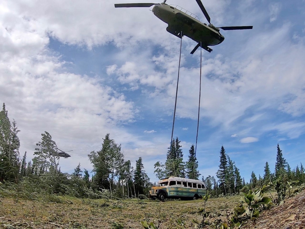 Alaska-National-Guard-uses-helicopter-to-move-Into-the-Wild-bus